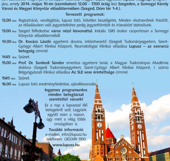 Meghívó Lupusz Világnapi programunkra