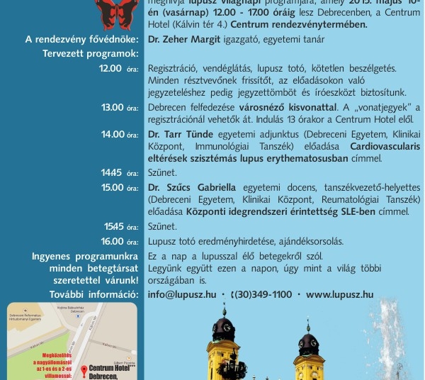 Meghívó Lupusz Világnapi rendezvényünkre